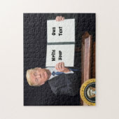Puzzle Le Président Donald Trump - Écrivez votre propre t (Vertical)