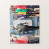 Puzzle Le président Donald Trump salue les marins (Vertical)