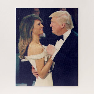 Puzzle Le président Trump et Melania Dancing