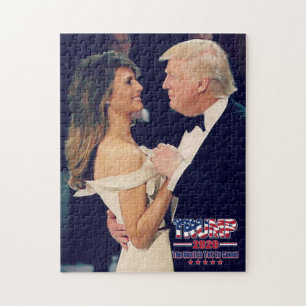 Puzzle Le président Trump et Melania Dancing