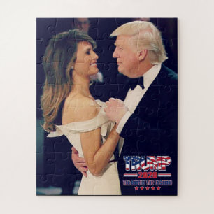Puzzle Le président Trump et Melania Dancing