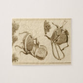 Puzzle Le processus de tapisser une chaise, de 'P.J. (Horizontal)