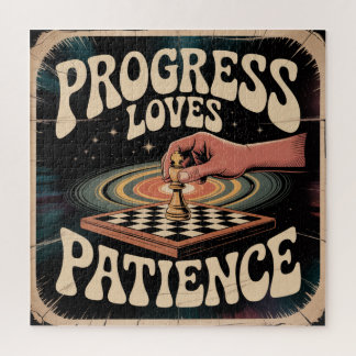 Puzzle Le progrès aime la patience