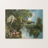 Puzzle Le progrès de l'amour, La rencontre de Fragonard (Horizontal)