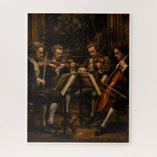 Puzzle Le Quatuor à Cordes Classique - Peinture à l'Huile