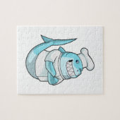Puzzle Le requin comme chef avec tablier de Cuisine (Horizontal)