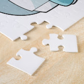 Puzzle Le requin comme chef avec tablier de Cuisine (Côté)