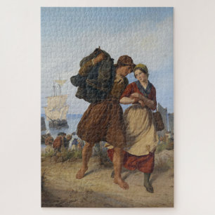 Puzzle Le retour du pêcheur (par Rudolf Jordan)