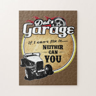 Puzzle Le rétro garage du papa