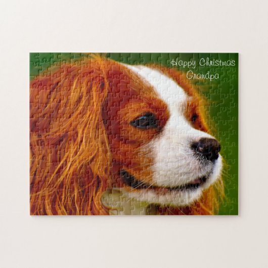 Puzzle Le roi Charles Spaniel Chien. (Horizontal)