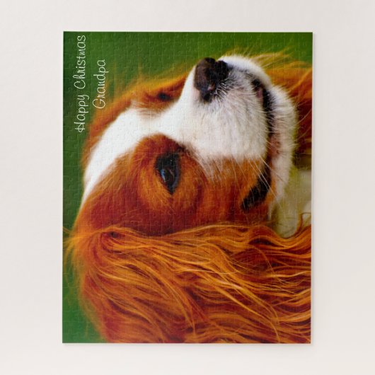 Puzzle Le roi Charles Spaniel Chien. (Vertical)