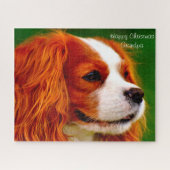 Puzzle Le roi Charles Spaniel Chien. (Horizontal)