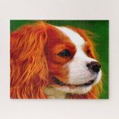 Puzzle Le roi Charles Spaniel Chien. (Horizontal)