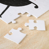 Puzzle Le Roi Du Grill, Blanc Noir Couronne Rouge (Côté)