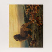 Puzzle Le roi et ses satellites par Briton Riviere (Vertical)