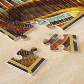 Puzzle Le roi Toutankhamon avec Hiéroglyphes Or et Noir (Côté)
