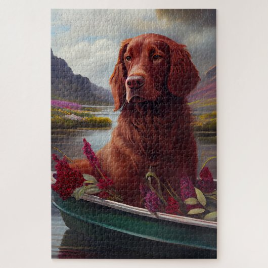 Puzzle Le rouge irlandais sur une pagaie : une aventure P (Vertical)