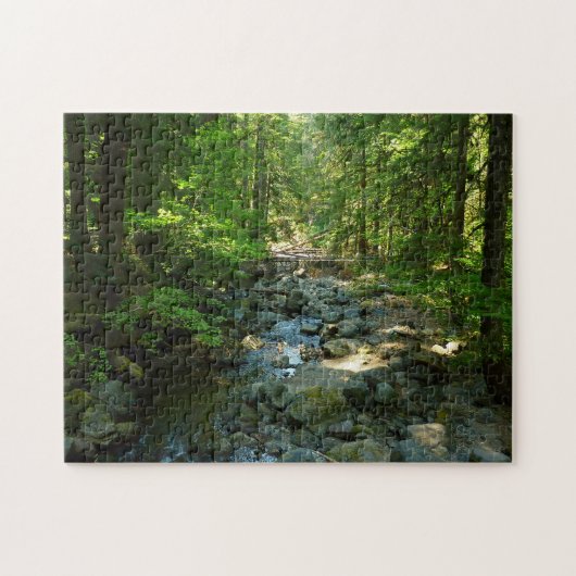 Puzzle Le ruisseau Laughwater au parc national Mount Rain (Horizontal)