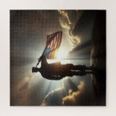 Puzzle Le salut du soldat américain (Vertical)