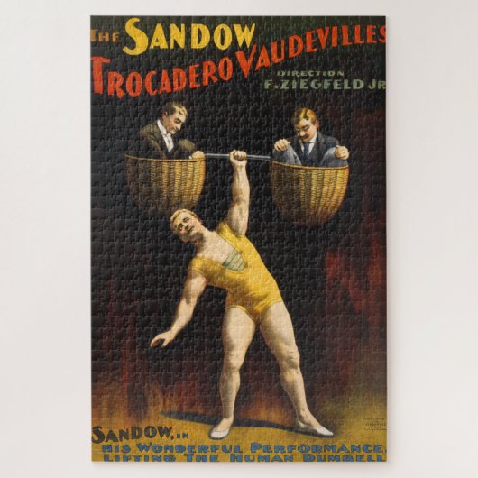 Puzzle Le Sandow Eugen Sandow Vaudeville Weightlifter (Vertical)