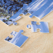 Puzzle Le sapin rouge couvert de neige dans la Haute Sier (Côté)