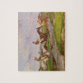 Puzzle Le saut d'eau : la course d'obstacles d'automne (Vertical)