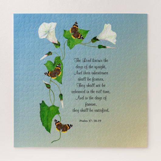 Puzzle Le Seigneur connaît les jours du verset droit de l (Vertical)