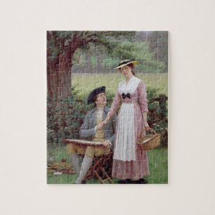 Puzzle Le seigneur de Burleigh, Tennyson, 1919 (huile sur