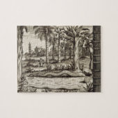 Puzzle Le serpent en pierre, de "Chine a illustré" par (Horizontal)