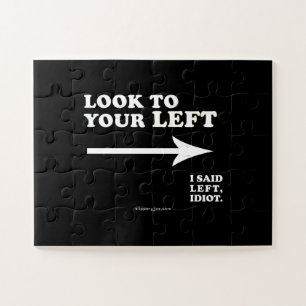 Puzzle Le SlipperyJoe regarde à votre gauche épais géomét
