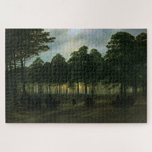 Puzzle Le Soir - Caspar David Friedrich (Horizontal)