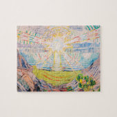 Puzzle Le soleil par Edvard Munch (Horizontal)