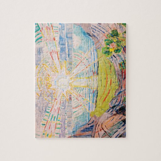 Puzzle Le soleil par Edvard Munch (Vertical)