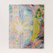 Puzzle Le soleil par Edvard Munch (Vertical)