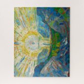 Puzzle Le soleil par Edvard Munch (Vertical)