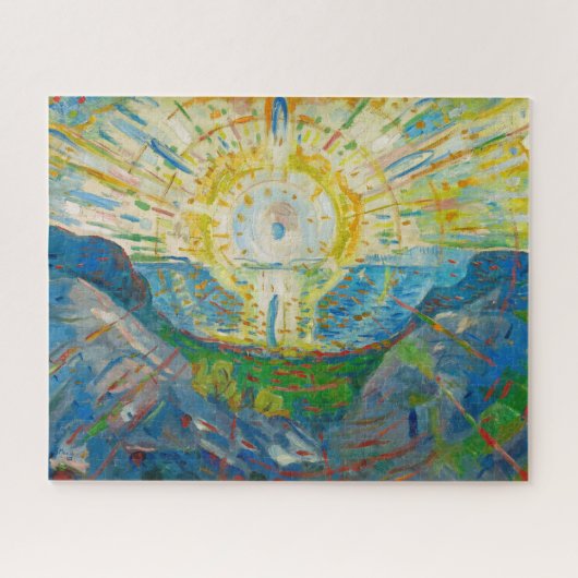 Puzzle Le soleil par Edvard Munch (Horizontal)