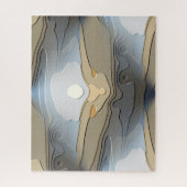 PUZZLE LE SOLEIL SUR LES COLLINES ABSTRAITES (Vertical)