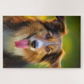 Puzzle Le sourire de Corgi (Horizontal)