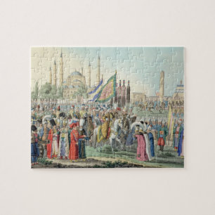 Puzzle Le sultan turc passant en revue ses Janissaries