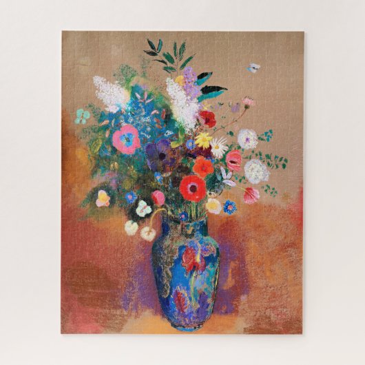 Puzzle Le tableau de Odilon Redon, Bouquet de fleurs, (Vertical)