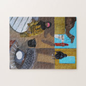 Puzzle Le tableau Les femmes bédouines d'Alfred Fox (Horizontal)