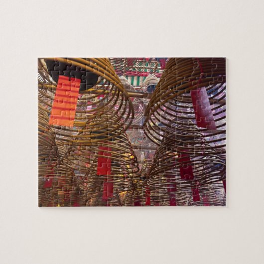 Puzzle Le temple bouddhiste Man Mo de Hong Kong (Horizontal)