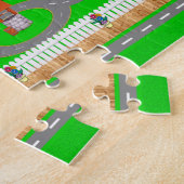 Puzzle Le terrain de camping (Côté)