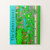 Puzzle Le terrain de camping (Vertical)
