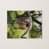 Puzzle Le Texas Longhorn Taureau (Horizontal)