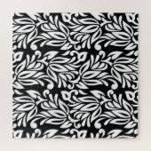 Puzzle Le textile noir et blanc. (Horizontal)