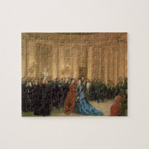 Puzzle Le théâtre d'Odeon, Paris, 1869 (huile sur la