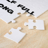 Puzzle Le Toddler - Verre si mi-plein mais pas pour longt (Côté)