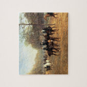 Puzzle Le tour de matin, rangée putréfiée, Hyde Park, (Vertical)