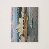 Puzzle Le trafic de port - théatre de l'opéra de Sydney - (Vertical)